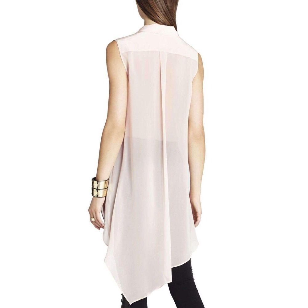 Bcbg Max Azaria Kaley Cascading Button-Up Shirt - image 2